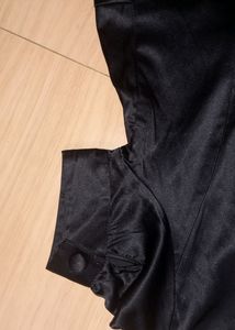 Satin Black Top