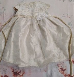 Baby Girl Golden Frock