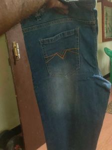 38 Inch Dnmx Blue Riped Denim Slightly Used