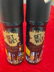 Set Wet Global Edition Perfume Spray - 2 Pieces