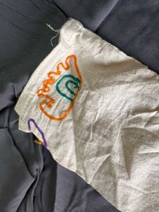 Floral Embroidered short Kurta