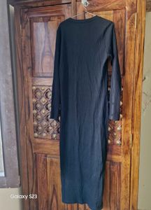 Sassafras Black Midi Dress