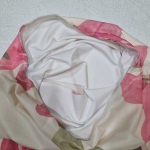 Floral Beach cover up skirt (free size)