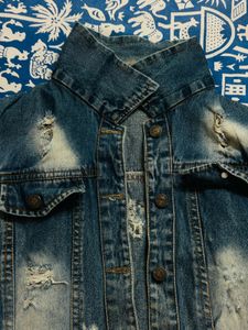 Rugged Charm Denim Vest Jacket 💙