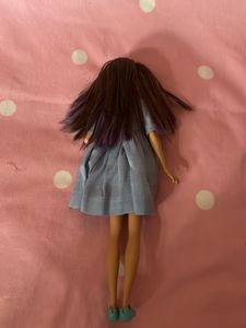 Doll with blue dress