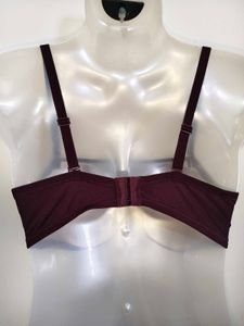 Lace Maroon Bra 34 C