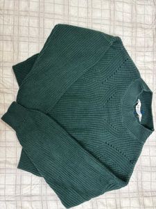 H&M Green Knit Sweater