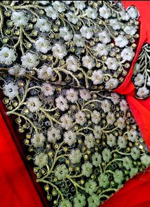 Heavywork✨Partywear Bootawork Lace Saree💕💐✨