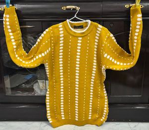 Mustard Knit Sweater Set