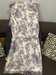 Paisley Print Luxury Dress