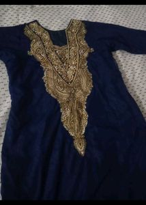 Beautiful blue kurta with plazo fully new 🥰