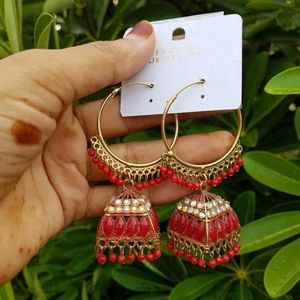Jhumka Hoop Earrings