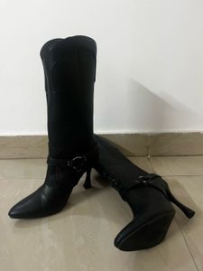 high rise cowboy Boots