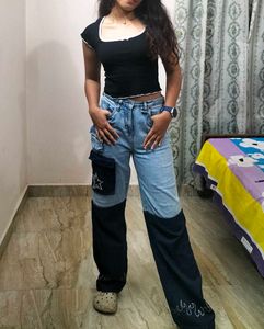Roadster Wideleg Double Coloured Jeans
