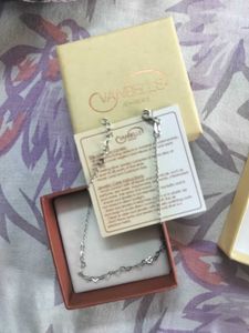 92.5 Sterling Silver Anklets Pair