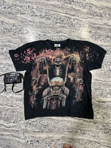 Skull-tees -vintage Big Logo Moto Skull