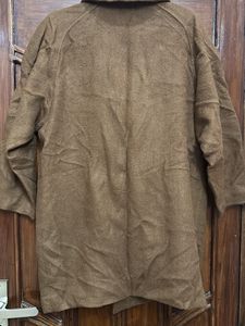 Vintage Brown Wool Overcoat