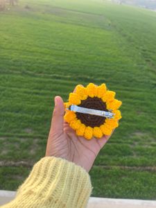 sunflower hairclip