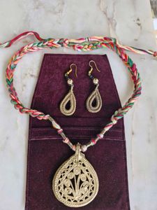 Original Dokra Necklace & Earring Set