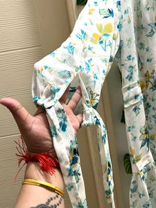 Floral Print Tiered Tunic