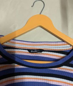 Striped Long Sleeve Top