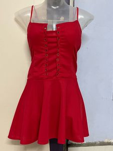 Pintrest Red Padded Mini One Piece