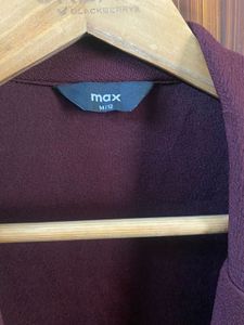Burgundy Duster Coat