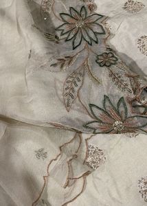 Elegant banarasi touched dress material