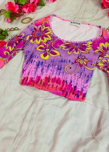 Pinterest inspired fitted multicoloured top