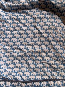 Blue Patterned Shorts