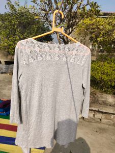 Gray Open Front jacket