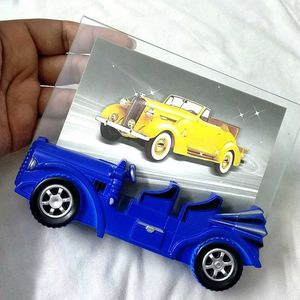 Blue Vintage Car photo frame