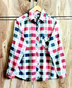 Checked Button-Down Shirt size-42