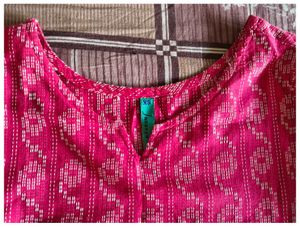 Pink Patterned Nightgown