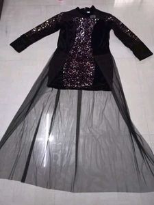 Bodycon High Low Sequin Dress
