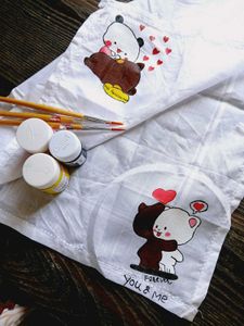 Hand-Painted Bear Hankerchief
