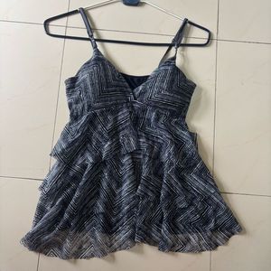 Vintage Ruffle Chiffon Camisole