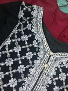 Black Kurti With Dupatta