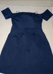 Navi Blue Mini Tube Dress
