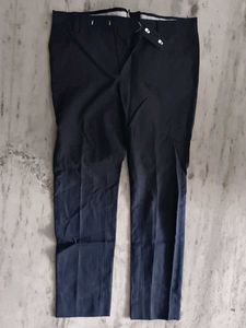 Navy Blue Straight Leg Pants