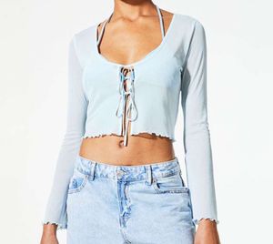 Blue Mesh Cardigan
