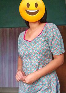 Floral Print Kurti Top