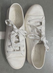 White Canvas Sneakers