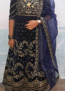 Beautiful Velvet Lehenga