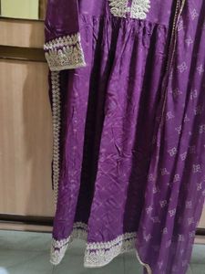 Elegant Purple Kurta with duppata
