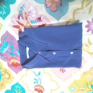 Elegant Blue Shirt for Women