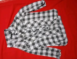 Plaid Button-Down Shirt