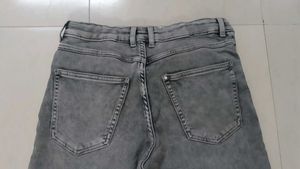 Gray Denim Jeans
