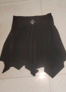 Black Partywear Mini Skirt Women