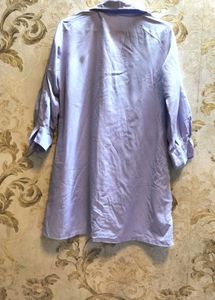 Embroidered Lavender Co-ord Set.Size 44.Length 30.